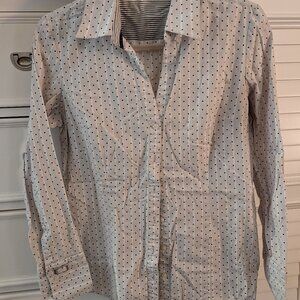 Vintage Y2K Express Office Dress Shirt Blouse with metal cuff details